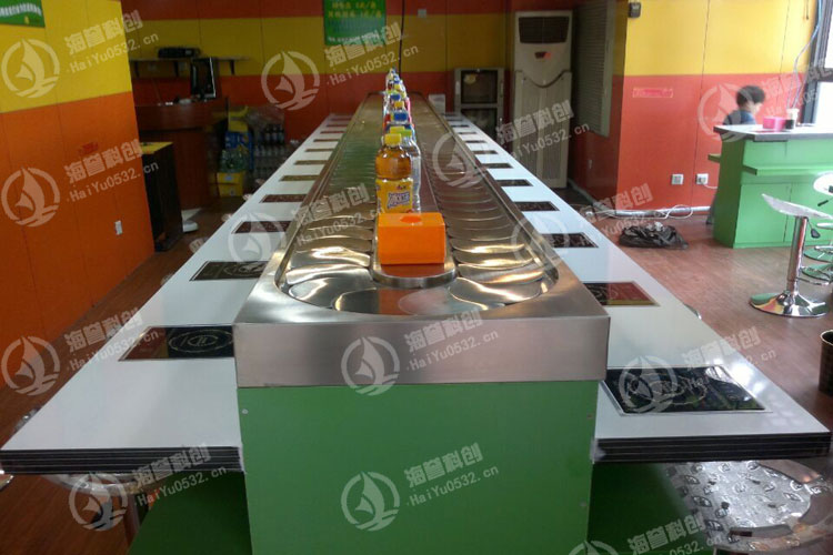 青島城陽大潤發(fā)回轉(zhuǎn)小火鍋店安裝照片
