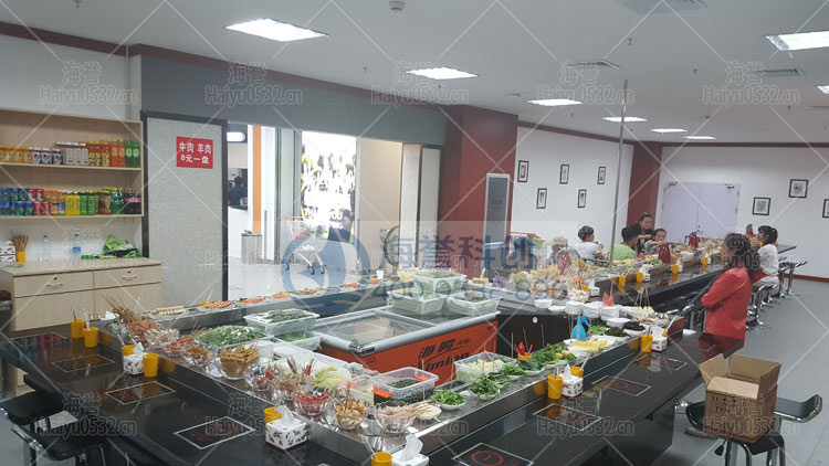 海譽(yù)回轉(zhuǎn)火鍋設(shè)備—濟(jì)南銀座購(gòu)物廣場(chǎng)回轉(zhuǎn)火鍋