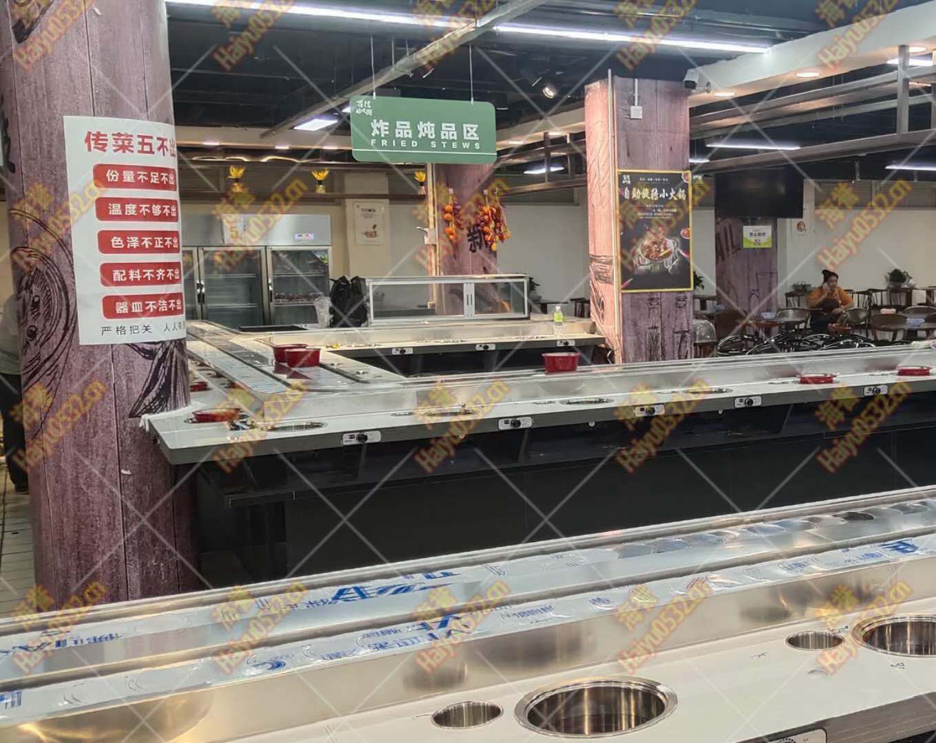 異形旋轉火鍋設備安裝完成