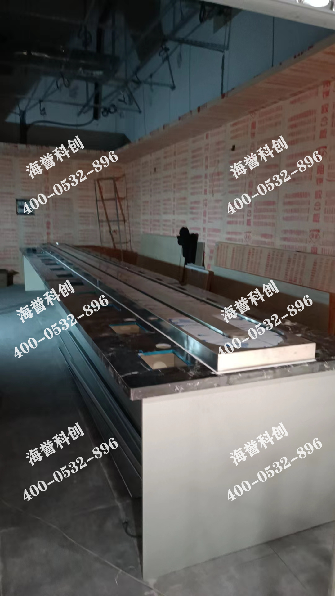 海譽科創(chuàng)江蘇無錫單涮小火鍋設(shè)備安裝完成