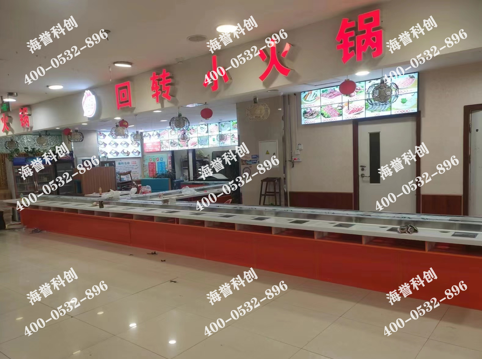 海譽科創(chuàng)山東煙臺單涮小火鍋設(shè)備安裝完成